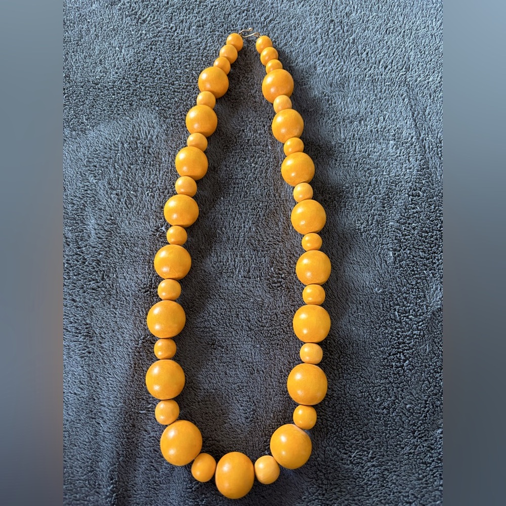 2/$20 Wooden bead necklace.